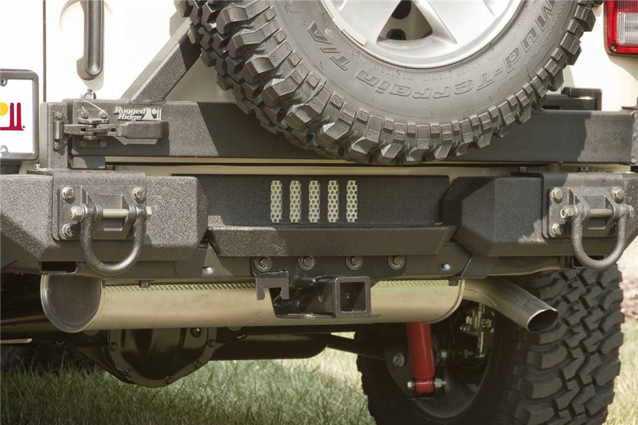 Schodek aluminiowego tylnego zderzaka XHD, 07-15 Jeep Wrangler