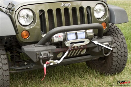 XHD Aluminum Front Bumper, Winch Mount : 07-17 Jeep Wrangler JK