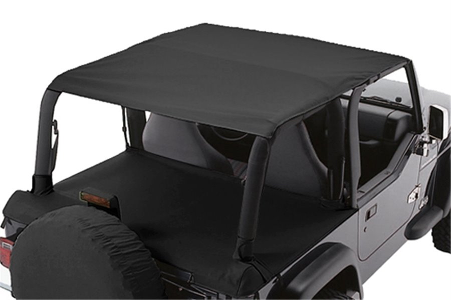 Roll Bar Top Header, Black Denim : 97-06 Jeep Wrangler TJ