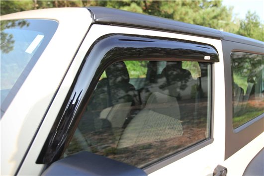 Owiewki okien bocznych, Przydymiane 07-17 Jeep Wrangler JK