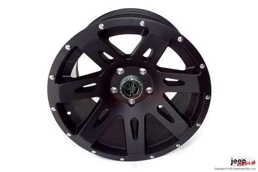 XHD Wheel, 17x9, Black Satin : 07-17 Jeep Wrangler JK
