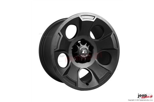 Drakon Wheel, 17x9, Black Satin : 07-17 Jeep Wrangler JK