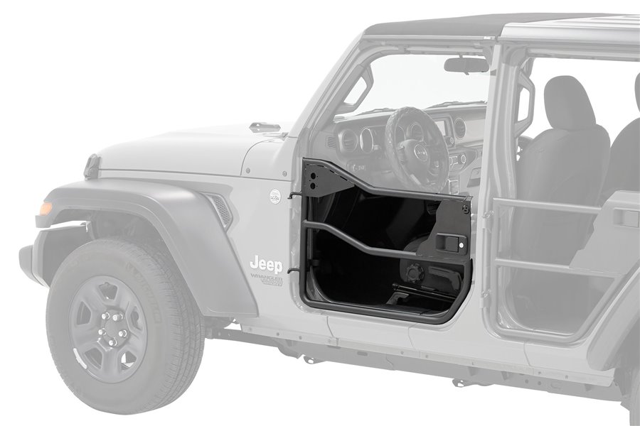 HighRock 4×4™ Element™ Half Doors, Front, Pair : 2020+ Jeep Gladiator JT, 2018+ Jeep Wrangler JL/JLU