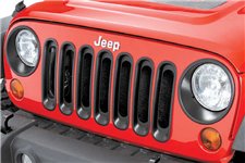 Headlight Bezels, Black, 07-16 Jeep Wrangler JK