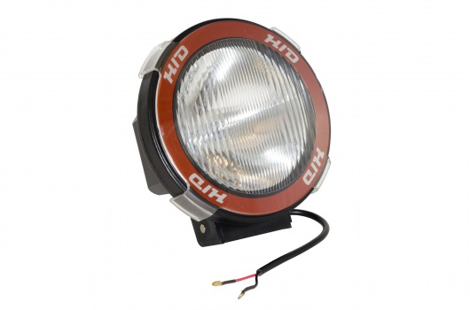 5 Inch Round HID Off Road Light Kit, Black Composite Housing