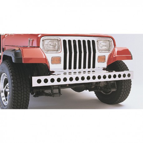 Stainless Steel Front Bumper : 87-95 Jeep Wrangler YJ